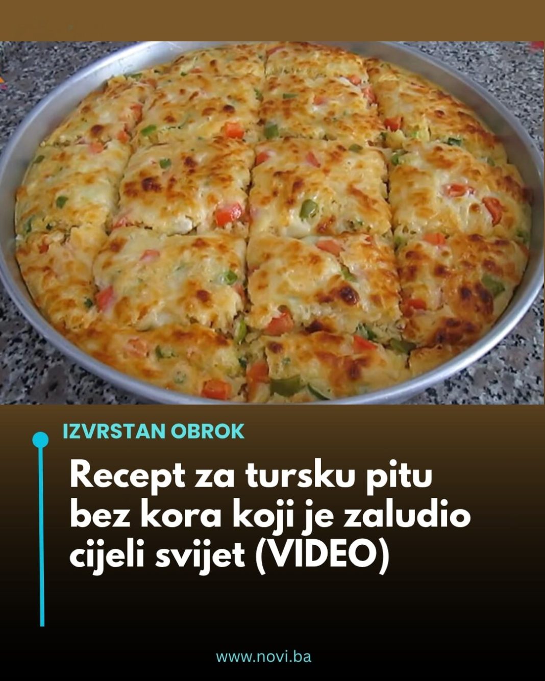 Recept za tursku pitu bez kora koji je zaludio cijeli svijet (VIDEO) - featured image