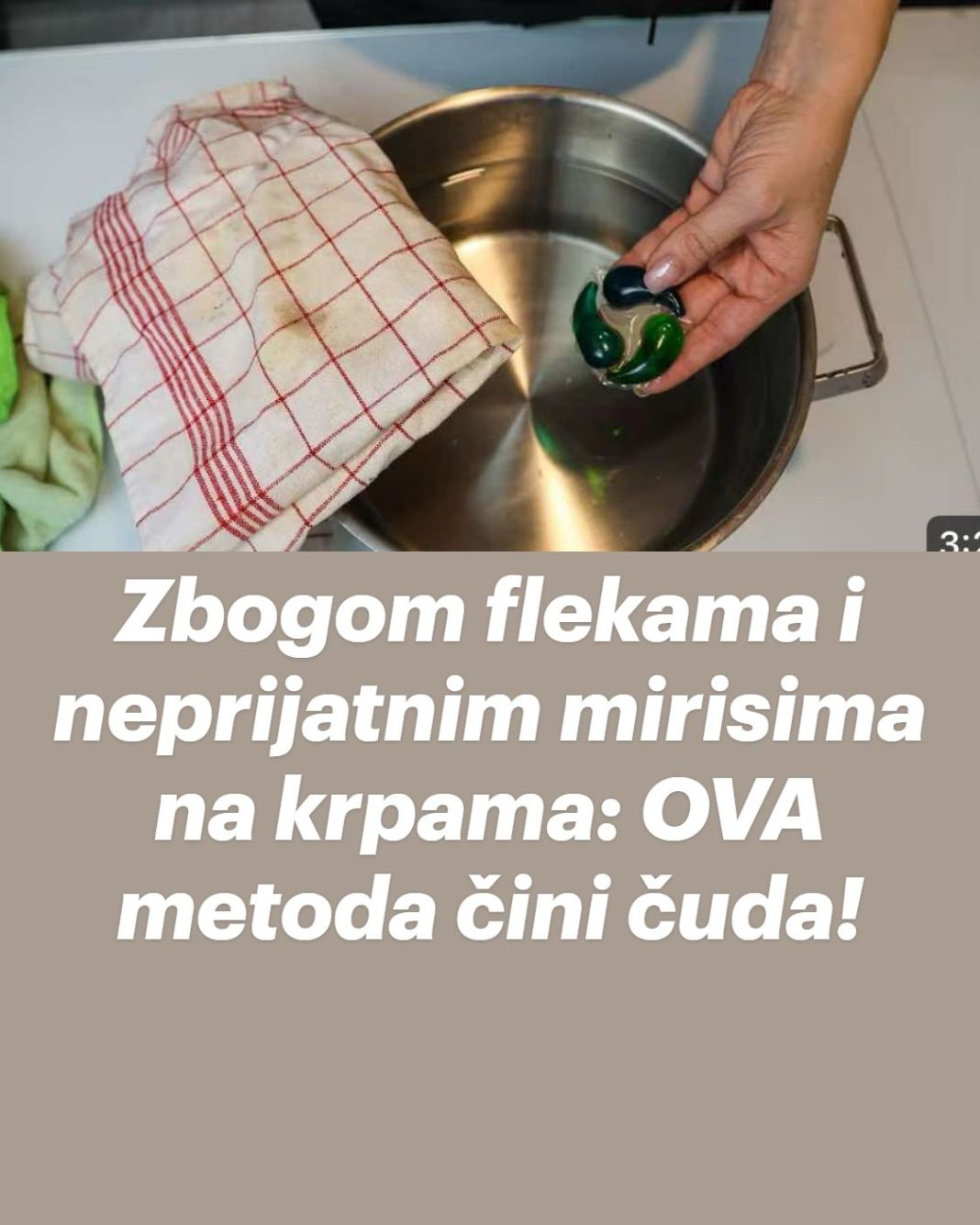 Zbogom flekama i neprijatnim mirisima na krpama: OVA metoda čini čuda! - featured image