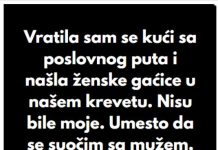 “Kada sam se vratila sa poslovnog puta, u svom krevetu sam pronasla zenske gacice koje nisu moje..” “Kada sam se vratila sa poslovnog puta, u svom krevetu sam pronasla zenske gacice koje nisu moje..” - featured image