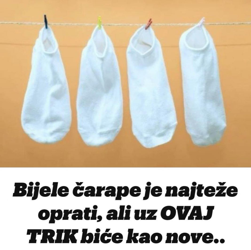 BELE ČARAPE JE NAJTEŽE 0PRATI, ALI UZ OVAJ TRIK BIĆE KAO NOVE - featured image BELE ČARAPE JE NAJTEŽE 0PRATI, ALI UZ OVAJ TRIK BIĆE KAO NOVE - featured image