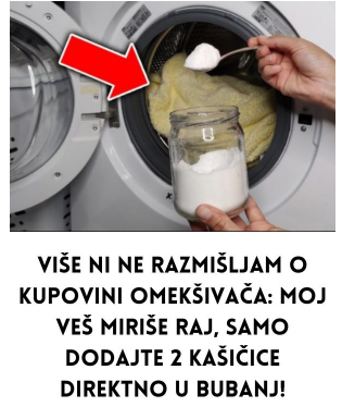 VIŠE NI NE RAZMIŠLJAM O KUPOVINI OMEKŠIVAČA: Moj veš miriše raj, samo dodajte 2 kašičice direktno u bubanj!