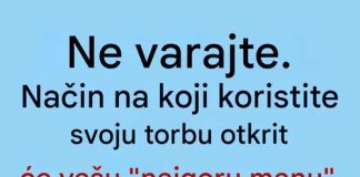 Nemojte varati: način na koji nosite torbu može otkriti vašu „najveću manu“